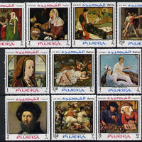 Fujeira 1968 Paintings perf set of 10 unmounted mint (Mi 224-33A)
