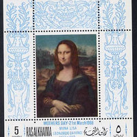 Ras Al Khaima 1968 Mothers Day (Mona Lisa Painting) perf m/sheet unmounted mint Mi BL 40A