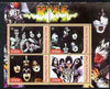 Chad 2003 Legendary Pop Groups - Bee Gees perf sheetlet containing 4 values unmounted mint