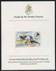 Lesotho 1982 Egyptian Goose M2 imperf proof mounted on Format International proof card (as SG 512)