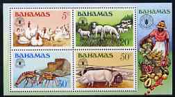 Bahamas 1981 Wildlife (1st series) Birds unmounted mint m/sheet, SG MS 593