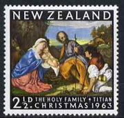 New Zealand 1964 Christmas 2.5d (Rev Marsden) unmounted mint, SG 824*