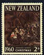 New Zealand 1962 Christmas 2.5d (Madonna in Prayer by Sassoferrato) unmounted mint, SG 814*