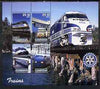 Gambia 2003 Aircraft perf sheetlet containing 4 values with Rotary logo, unmounted mint
