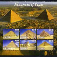 Gambia 2003 Paintings by Vincent Van Gogh perf sheetlet containing 6 values, unmounted mint