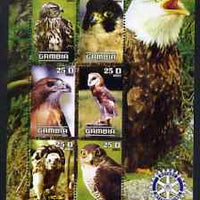 Gambia 2003 Fire Engines - Remember Sept 11th perf sheetlet containing 6 values, unmounted mint