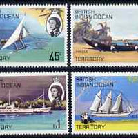 British Indian Ocean Territory 1976 Wildlife (4th series) Insects perf set of 4 unmounted mint, SG 86-89