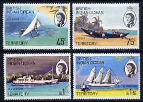 British Indian Ocean Territory 1976 Wildlife (4th series) Insects perf set of 4 unmounted mint, SG 86-89