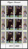 Angola 1999 Golf - Payne Stewart perf sheetlet containing 6 values unmounted mint. Note this item is privately produced and is offered purely on its thematic appeal