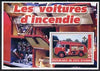 Ivory Coast 2003 Fire Engines #3 perf m/sheet (with Scout Logo) unmounted mint