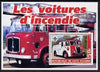 Ivory Coast 2003 Fire Engines #4 perf m/sheet (with Scout Logo) unmounted mint