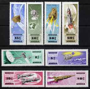 Mongolia 1964 Space Research perf set of 8 unmounted mint, SG 346-53