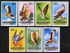 Mongolia 1970 Birds of Prey perf set of 7 unmounted mint, SG 575-81