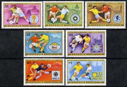 Mongolia 1978 Football World Cup Championships perf set of 7 unmounted mint, SG 1129-35