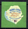 Sierra Leone 1964-66 Surcharged 2nd issue 4c on 3d (Kennedy & Map) unmounted mint SG 330*