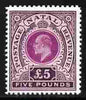 Natal 1902 KE7 £5,,'Maryland' perf forgery 'unused', as SG 144 - the word Forgery is either handstamped or printed on the back and comes on a presentation card with descriptive notes