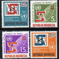 Indonesia 1969 International Labour Organisation set of 4, SG 1219-22 unmounted mint*