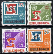 Indonesia 1969 International Labour Organisation set of 4, SG 1219-22 unmounted mint*