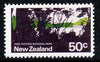 New Zealand 1970-76 National Park 50c (from def set) with buff omitted,,'Maryland' perf forgery 'unused' as SG 932b - the word Forgery is either handstamped or printed on the back and comes on a presentation card with descriptive notes