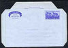 Aerogramme - Nigeria 1973c Cheetahs at Yankari Game Reserve 10k blue Air Letter Form unused but sl soiling