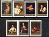 Mongolia 1981 375th Birth Anniversary of Rembrandt perf set of 7 unmounted mint, SG 1376-82