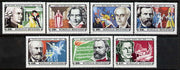 Mongolia 1981 Composers perf set of 7 unmounted mint, SG 1407-13