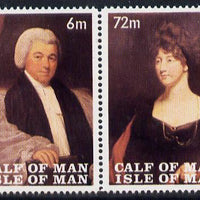 Calf of Man 1968 Paintings from Manx Museum #2 perf set of 2 unmounted mint (Rosen CA117-18)