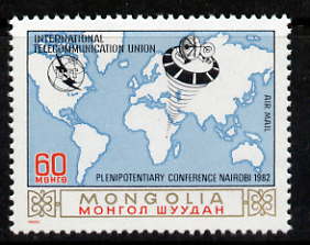 Mongolia 1982 International Telecommunications Union Delegates' Conference 60m unmounted mint SG 1469