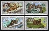 Mongolia 1986 Mink perf set of 4 unmounted mint, SG 1743-46