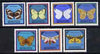 Mongolia 1986 Butterflies perf set of 7 unmounted mint, SG 1747-53