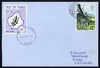 Pabay 1978 Knotted Wrack 7p (Seaweed) on 1979 cover to mainland with additional Great Britain values