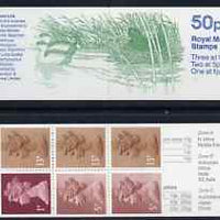 Great Britain 1986-87 Pond Life #3 (Moorhen & Grebe) 50p booklet complete, SG FB35