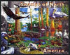 Kyrgyzstan 2004 Fauna of the World - Swamps of N America perf sheetlet containing 6 values cto used