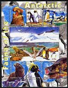 Kyrgyzstan 2004 Fauna of the World - Antarctic perf sheetlet containing 6 values cto used