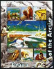 Kyrgyzstan 2004 Fauna of the World - Arctic perf sheetlet containing 6 values cto used