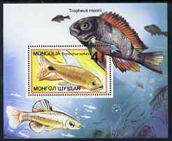 Mongolia 1987 Aquarium Fishes perf m/sheet unmounted mint, SG MS1815