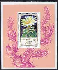 Mongolia 1989 Cacti perf m/sheet unmounted mint, SG MS2029
