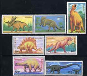 Mongolia 1990 Prehistoric Animals perf set of 7 values unmounted mint SG 2138-44