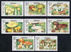 Mongolia 1991 Fungi perf set of 8 values unmounted mint, SG 2243-50