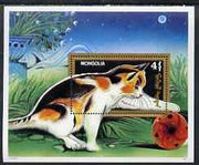 Mongolia 1991 Domestic Cats perf m/sheet unmounted mint, SG MS 2284