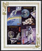 Mongolia 1994 25th Anniversary of First Manned Moon landing perf m/sheet containing set of 4 unmounted mint, SG 2467