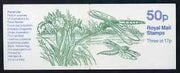 Great Britain 1986-87 Pond Life #1 (Dragonfly) 50p booklet complete, SG FB32