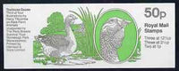 Great Britain 1982-83 Rare Farm Animals #3 (Toulouse Goose) 50p booklet complete, SG FB25