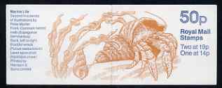 Great Britain 1988-89 Marine Life #2 (Hermit Crab) 50p booklet complete, SG FB54
