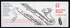 Great Britain 1986-87 Musical Instruments #3 (Bass Clarinet) £1 booklet complete, SG FH7