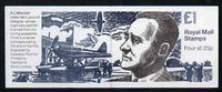 Great Britain 1995 50th Anniversary of End of World War II #3 (R J Mitchell) £1 booklet complete, SG FH38