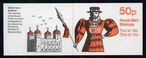 Great Britain 1988-89 Gilbert & Sullivan Operas #1 (The Yeoman of the Guard) 50p booklet complete, SG FB51