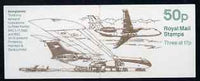Great Britain 1989-91 Aircraft Series #3 (BAC 1-11 & VC10) 50p booklet complete, SG FB57