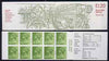 Great Britain 1979-81 Industrial Archaeology Series #2 (Beetle Mill, Ireland) £1.20 folded booklet with margin at right SG FJ1B