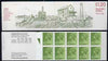 Great Britain 1979-81 Industrial Archaeology Series #3 (Tin Mine, Cornwall) £1.20 folded booklet with margin at left SG FJ2A